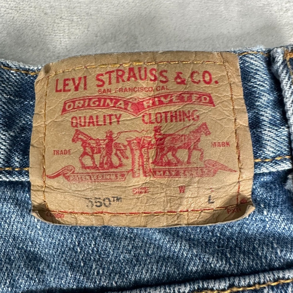 Levi's 550 Denim Jeans Women's Size 12 Mis L Relaxed Fit Tapered Leg High Rise - Picture 7 of 13